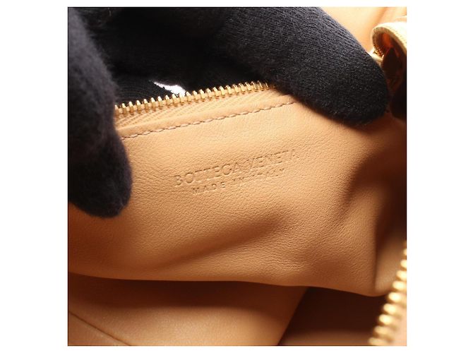 Borsa a mano con manico Double Knot Bottega Veneta Beige - vista 4