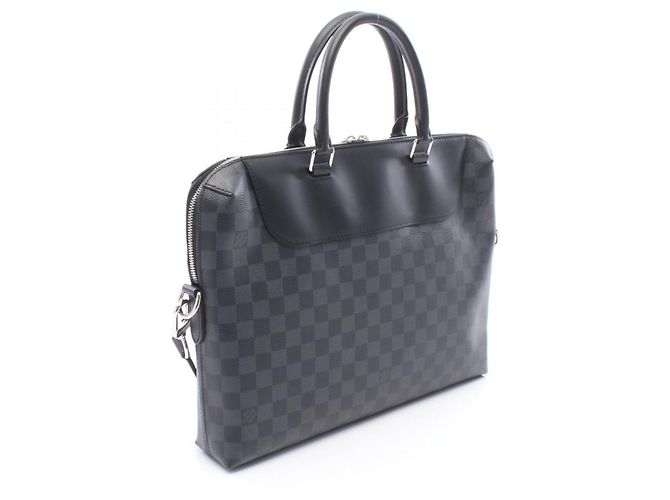 Louis Vuitton PDJ NM Porte Documents Jour Briefcase Nero Damier ebene - vista 2