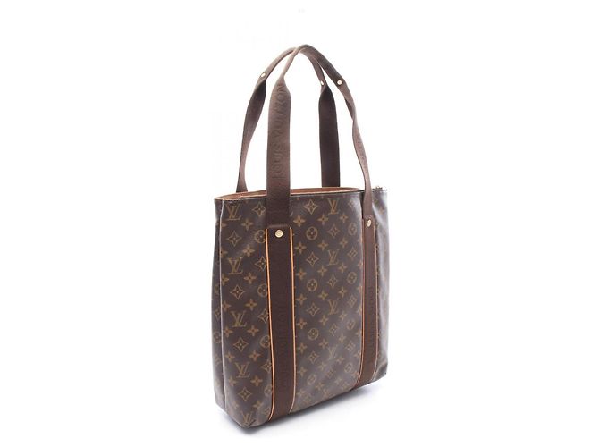 Borsa Tote Louis Vuitton Cabas Bobour Marrone Monogramma - vista 2