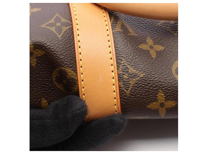 Borsa Boston Louis Vuitton Keepall 45 Marrone Monogramma - vista 7