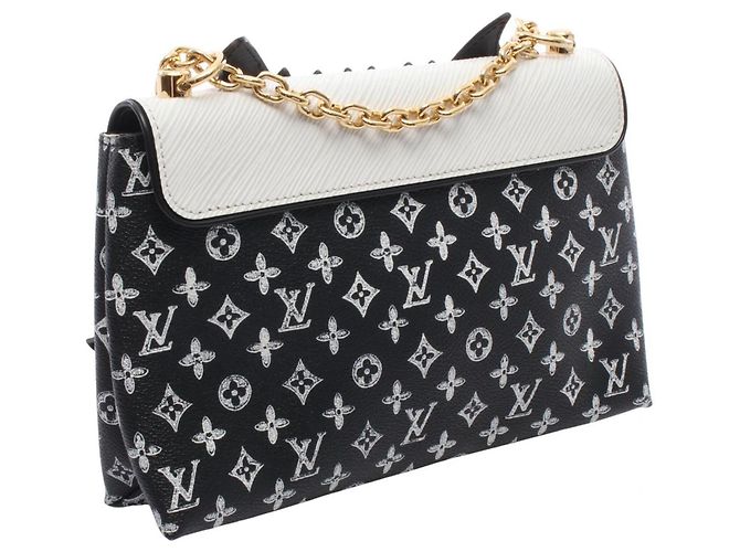 Borsa a Spalla Louis Vuitton Catgram Nero Bianco Multicolore - vista 2