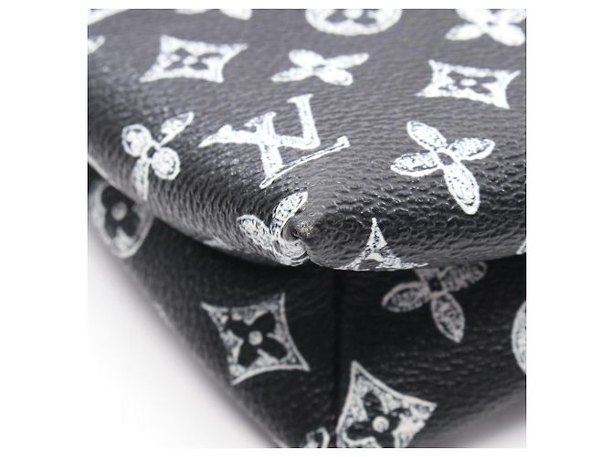Borsa a Spalla Louis Vuitton Catgram Nero Bianco Multicolore - vista 7