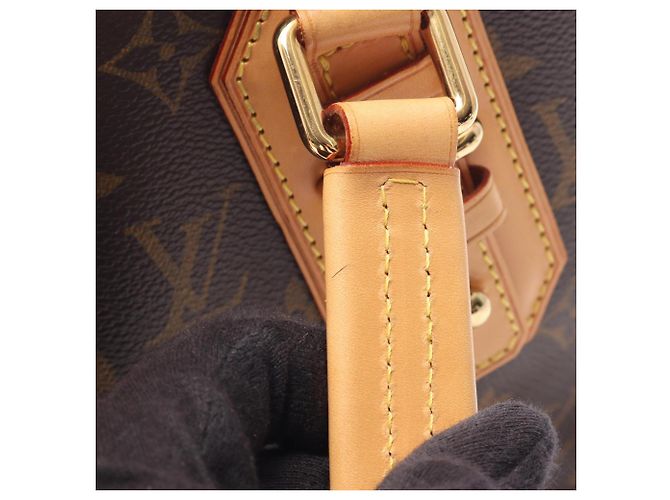 Borsa Louis Vuitton Greet Marrone Monogramma - vista 15