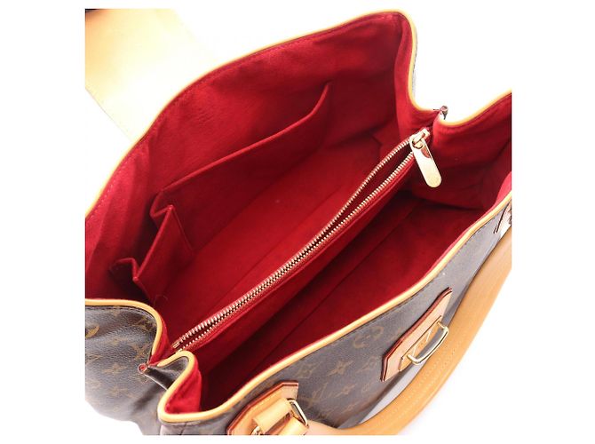 Borsa Louis Vuitton Greet Marrone Monogramma - vista 3