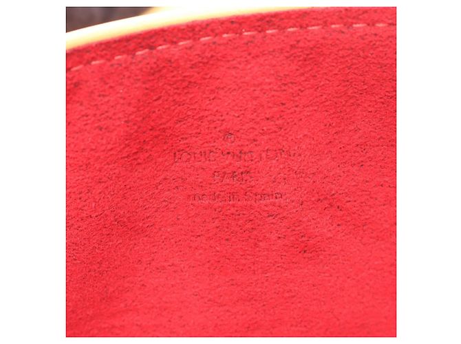 Borsa Louis Vuitton Greet Marrone Monogramma - vista 4