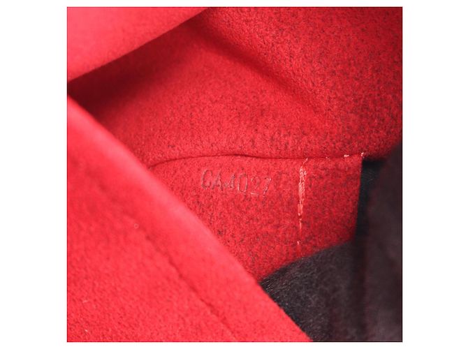 Borsa Louis Vuitton Greet Marrone Monogramma - vista 5