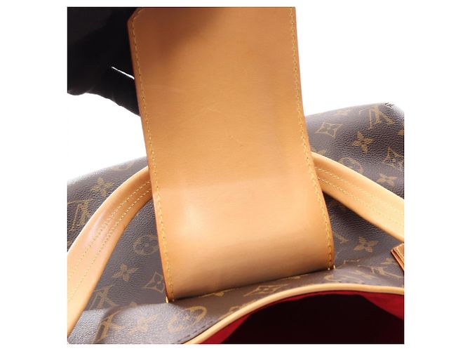 Borsa Louis Vuitton Greet Marrone Monogramma - vista 6