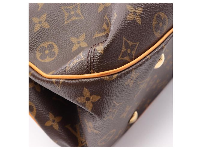 Borsa Louis Vuitton Greet Marrone Monogramma - vista 8