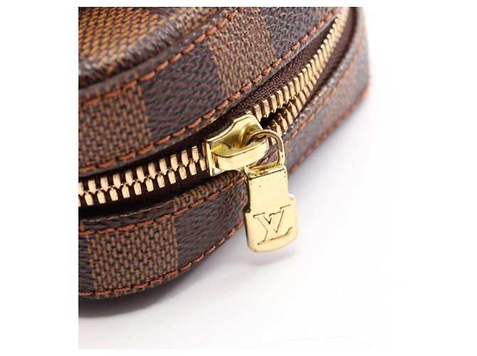 Louis Vuitton Geronimos Marsupio/Borsa a tracolla Marrone Damier ebene - vista 7