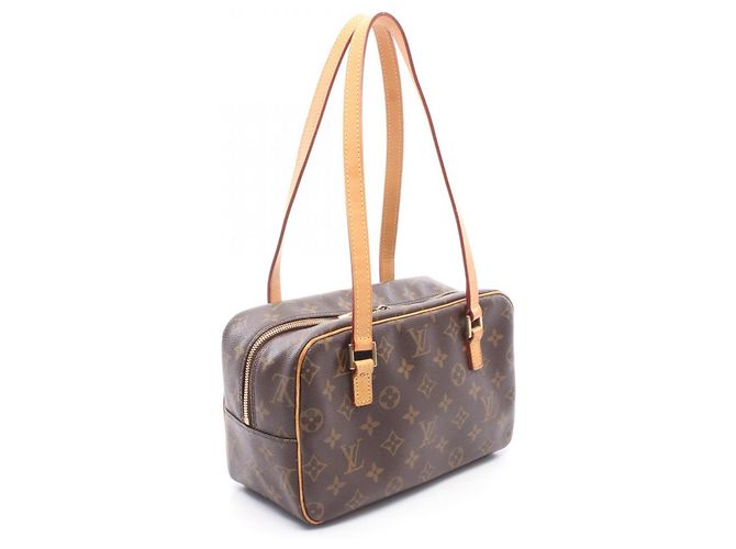 Borsa a Spalla Louis Vuitton Cite MM Monogram Marrone Monogramma - vista 2