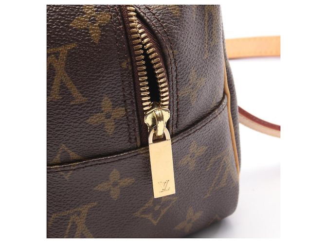 Borsa a Spalla Louis Vuitton Cite MM Monogram Marrone Monogramma - vista 7