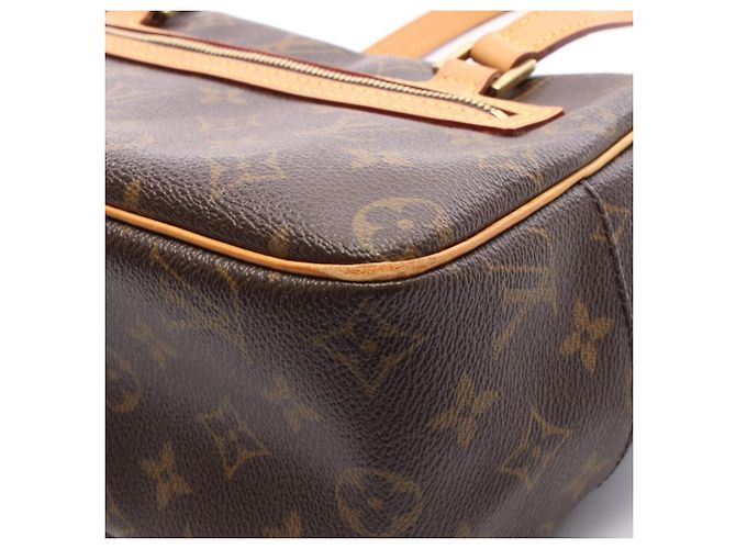 Borsa a Spalla Louis Vuitton Cite MM Monogram Marrone Monogramma - vista 9