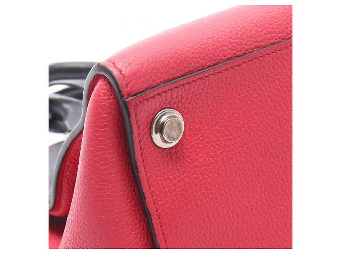 Borsa Louis Vuitton City Steamer PM Nero Rosa - vista 8