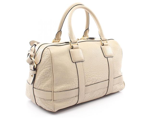 Borsa 2-Way Loewe Paseo in pelle beige - vista 2