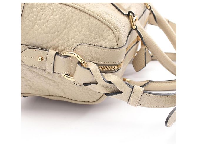 Borsa 2-Way Loewe Paseo in pelle beige - vista 5