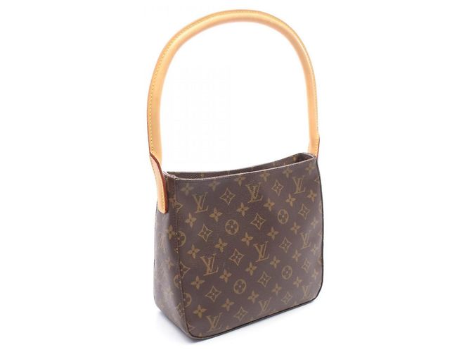Bolsa de Ombro Louis Vuitton Looping MM Marrom Monograma - vista 2