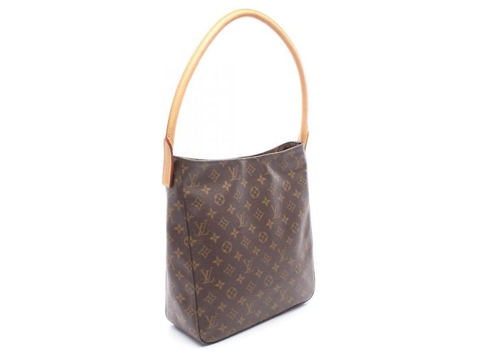 Borsa a Spalla Louis Vuitton Looping GM Marrone - vista 2