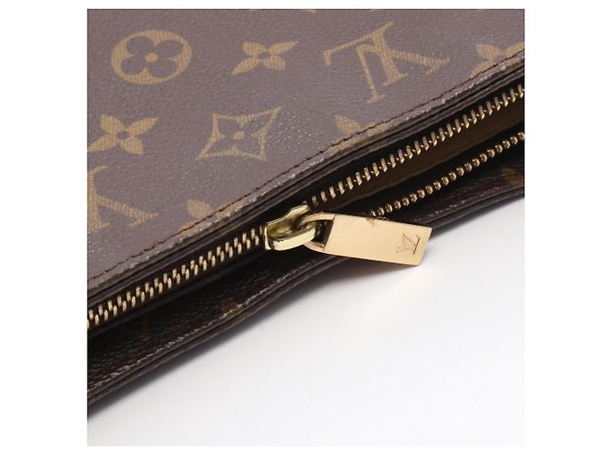 Borsa a Spalla Louis Vuitton Looping GM Marrone - vista 8