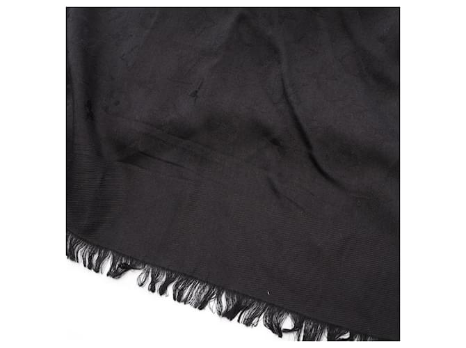 Louis Vuitton Monogram Stola Schwarz - Ansicht 4