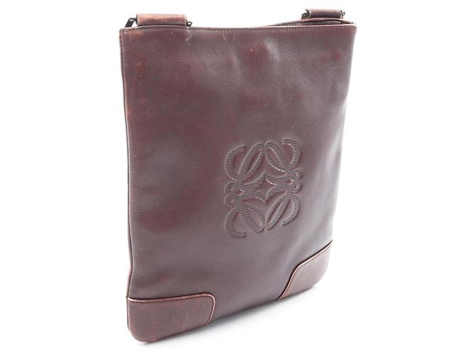 Borsa a Spalla Loewe Anagram Marrone - vista 2