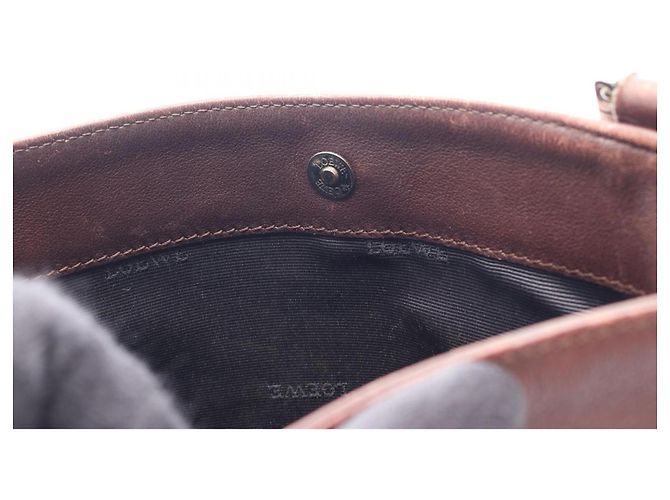 Borsa a Spalla Loewe Anagram Marrone - vista 6