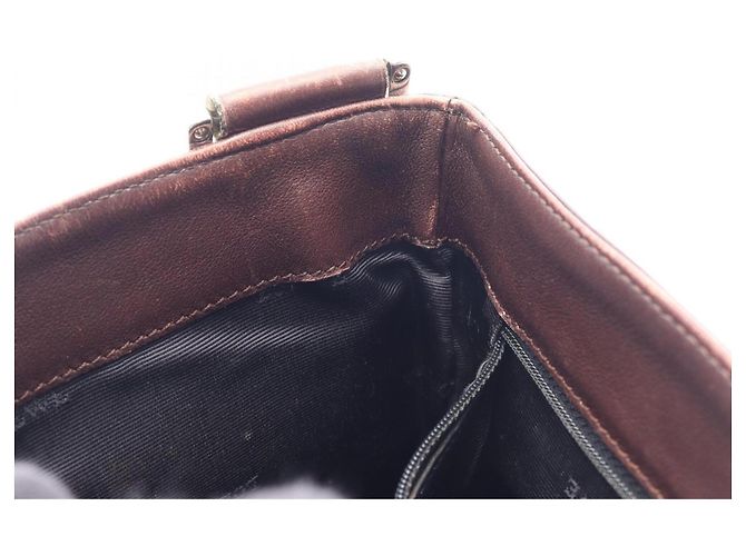 Borsa a Spalla Loewe Anagram Marrone - vista 7
