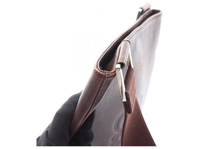 Borsa a Spalla Loewe Anagram Marrone - vista 9