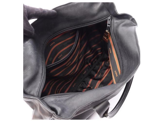 Borsa Tote Loewe Anagram Nero - vista 3