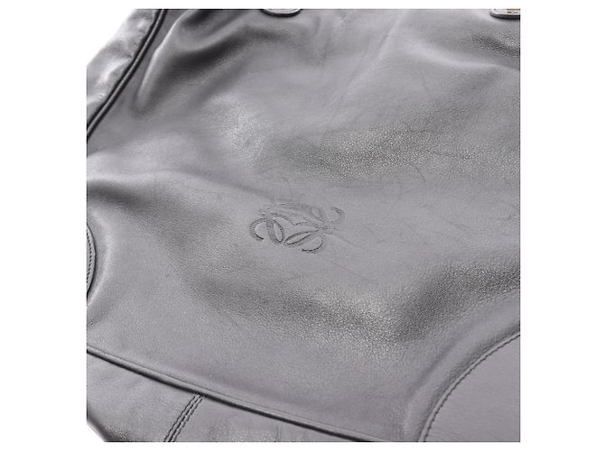 Borsa Tote Loewe Anagram Nero - vista 9
