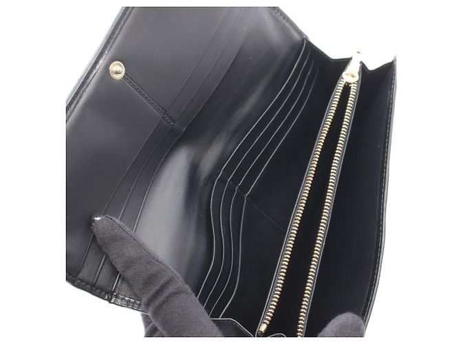Loewe Anagram Bi-fold Long Wallet Schwarz - Ansicht 3
