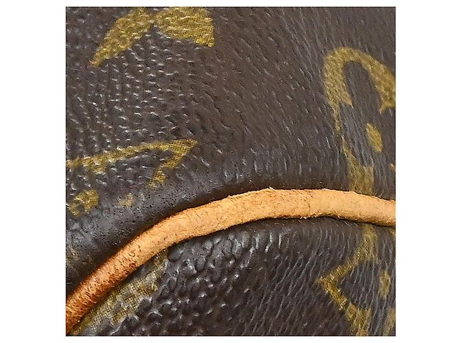 Borsa Keepall Louis Vuitton Monogram Canvas 55 Marrone - vista 7