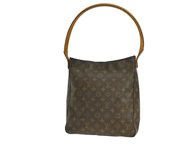 Borsa Louis Vuitton Monogram Looping Monogram Canvas MM Marrone - vista 2