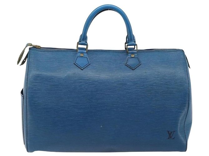 Louis Vuitton Speedy Epi Leather 35 Blue - view 2