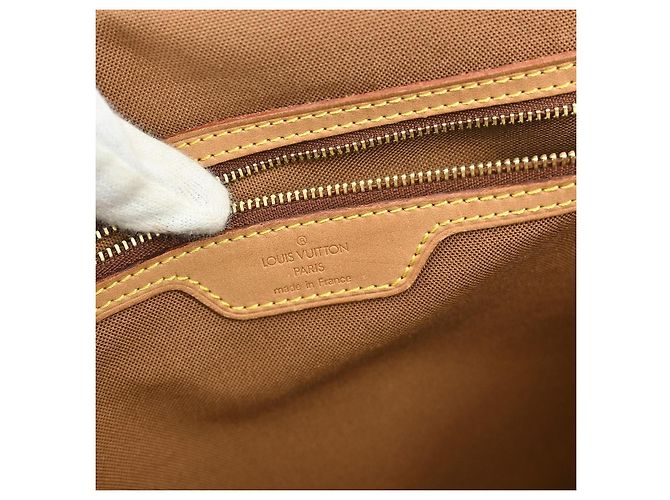 Borsa a tracolla Abbesses Louis Vuitton in tela Monogram Marrone - vista 4