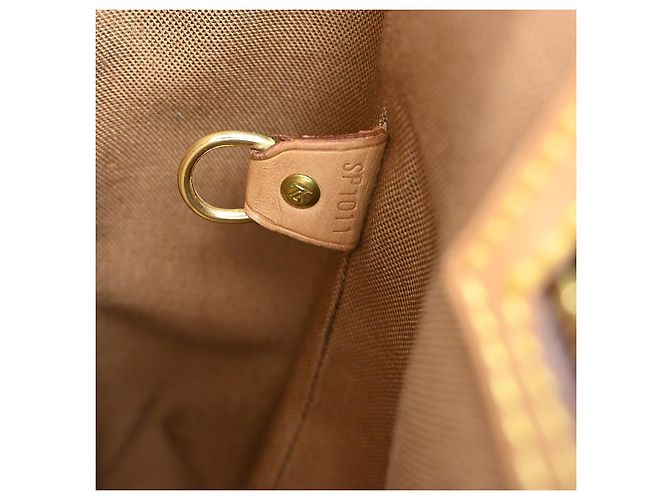 Borsa a tracolla Abbesses Louis Vuitton in tela Monogram Marrone - vista 5