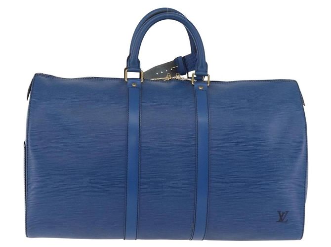 Louis Vuitton Keepall Epi Leather 45 Blu - vista 2