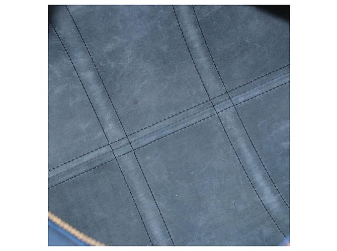 Louis Vuitton Keepall Epi Leather 45 Blu - vista 5