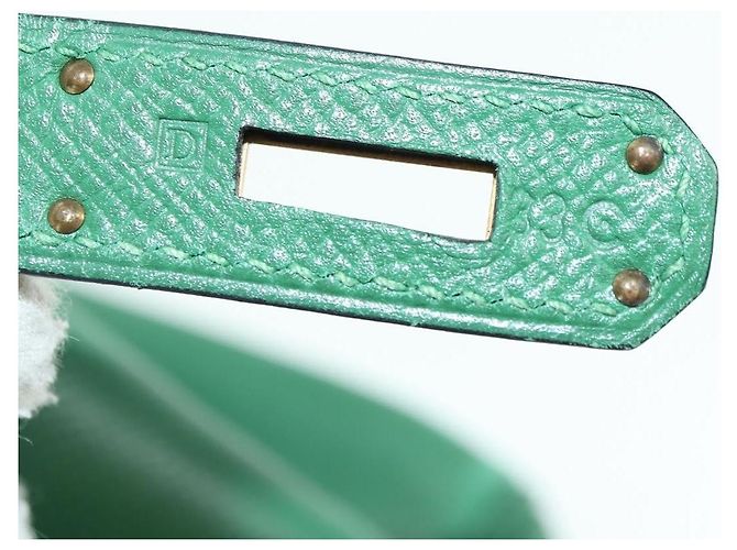 Hermès Hermes Birkin Green Togo con Gold Hardware 35 Verde - vista 7