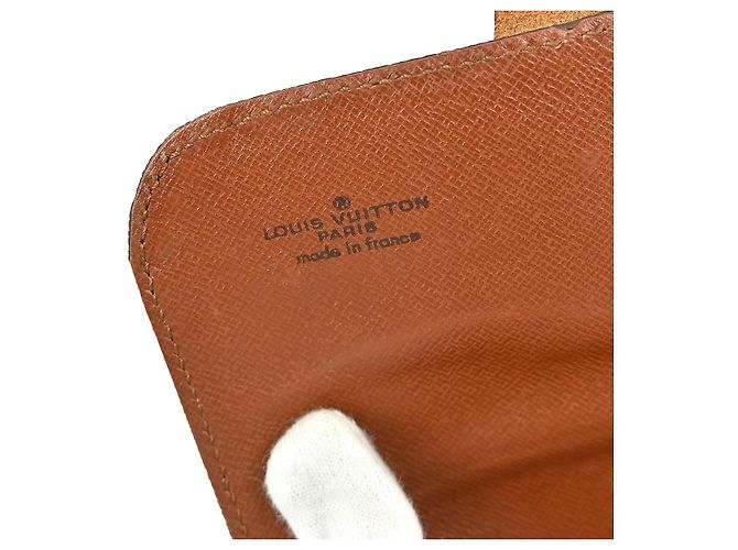 Borsa Louis Vuitton Cartouchiere Monogram Canvas PM Marrone - vista 4