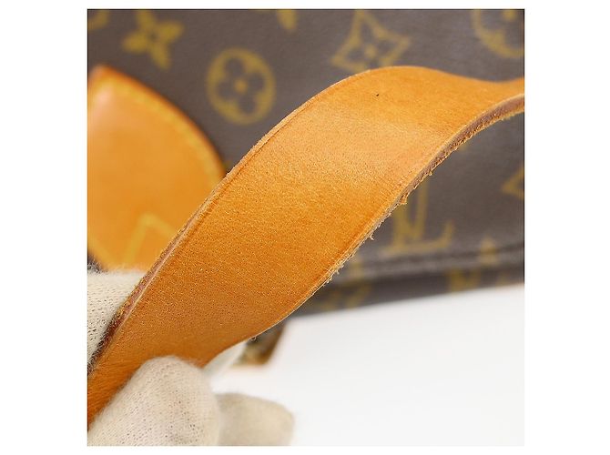 Borsa Cartouchiere Louis Vuitton in tela Monogram GM Marrone - vista 6
