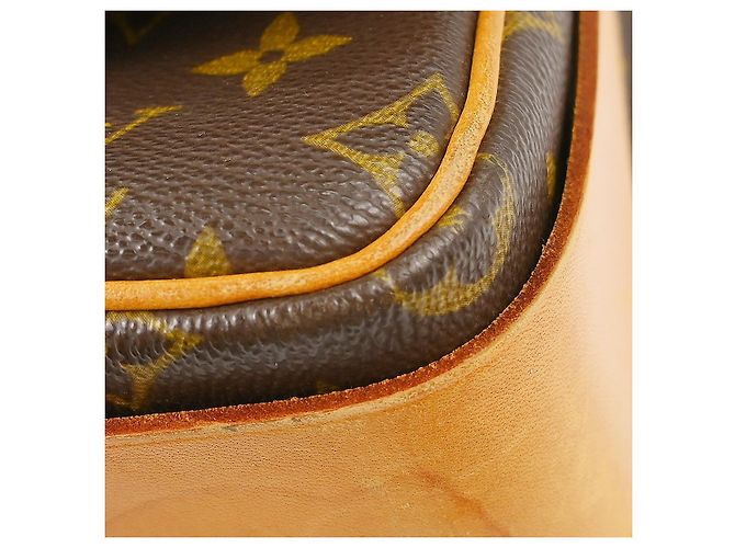 Borsa Cartouchiere Louis Vuitton in tela Monogram GM Marrone - vista 7