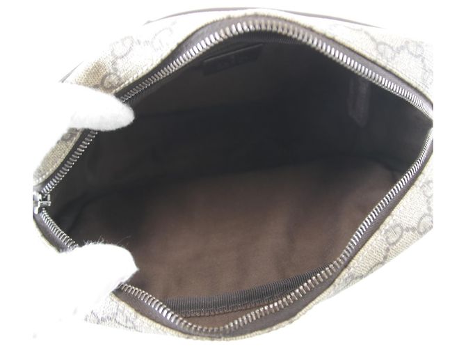 Borsa a Spalla Gucci Beige GG Supreme - vista 7