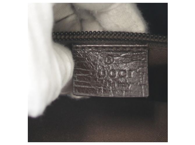 Borsa a Spalla Gucci Beige GG Supreme - vista 8