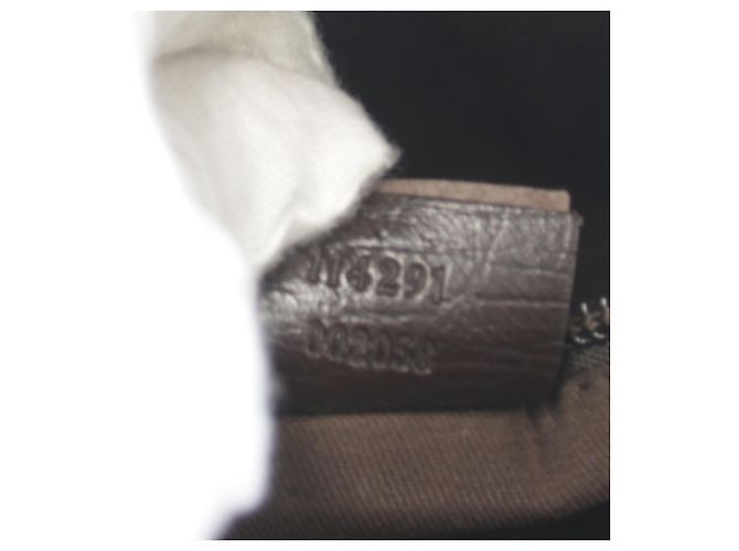 Borsa a Spalla Gucci Beige GG Supreme - vista 9
