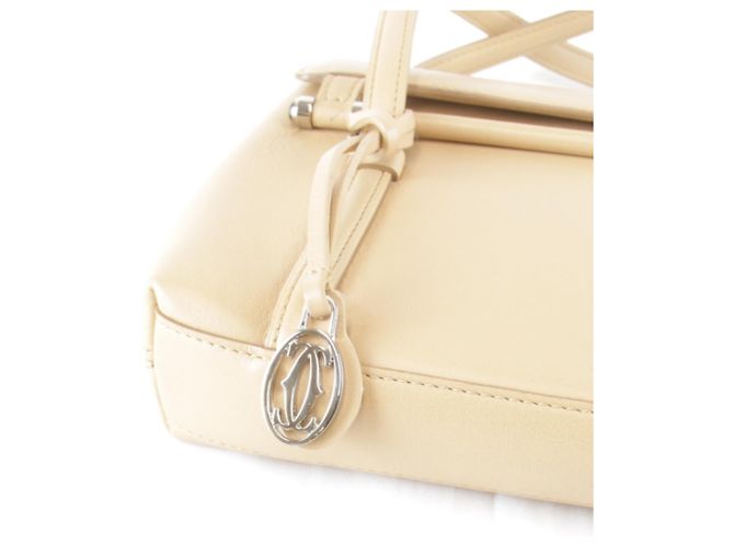 Borsa Mini Cabochon Cartier Beige - vista 12