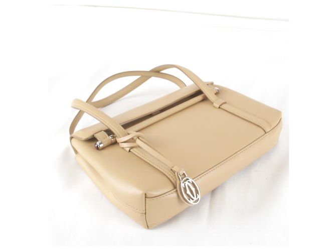 Borsa Mini Cabochon Cartier Beige - vista 4