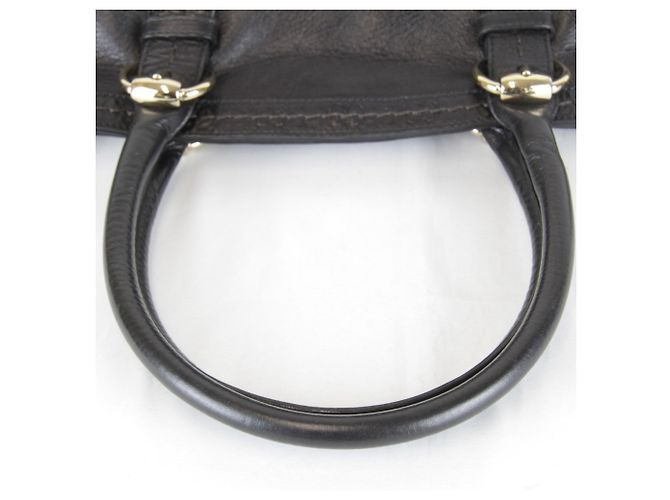 Borsa Tote Gucci Guccissima nera Nero - vista 8