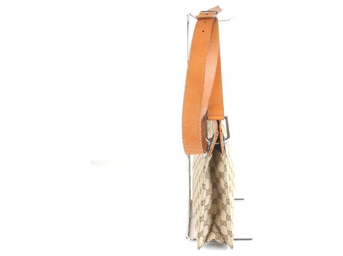 Borsa a Spalla Gucci GG Canvas Arancione - vista 2