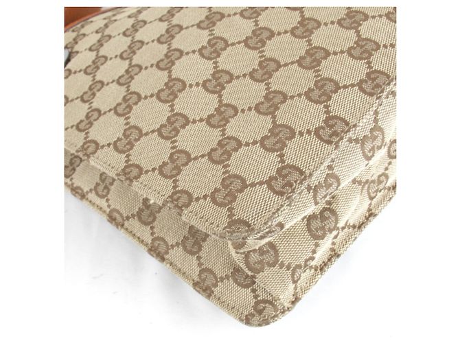 Borsa a Spalla Gucci GG Canvas Arancione - vista 3