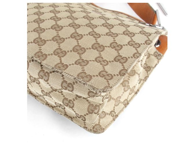 Borsa a Spalla Gucci GG Canvas Arancione - vista 4